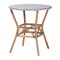 Baxton Studio Genica Classic French Black and White Waeving and Natural Brown Rattan 5-Piece Dining Chair Set 210-12698-12699 - alternate 8